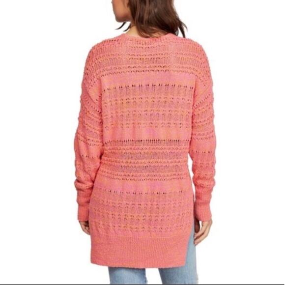 Free People Womens Hot Tropics V Neck Sweater Pullover Long Sleeve XS - Picture 2 of 9